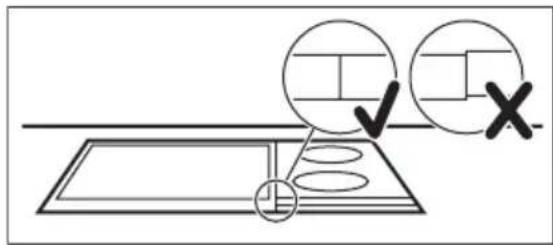 AEG HC452600EB - Découpe du plan de travail - 4