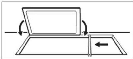 AEG HC452600EB - The worktop cut out - 1