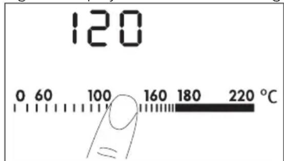 AEG HC452600EB - The heat setting - 1