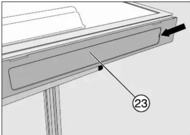 MIELE FN 22263 WS - Mise en place du dispositif d'ouverture assistée de la porte - 1