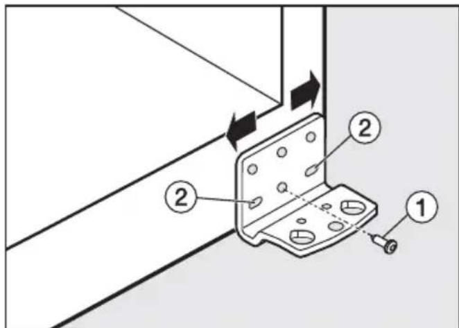 MIELE FN 22263 WS - Aligner les portes de l'appareil - 1