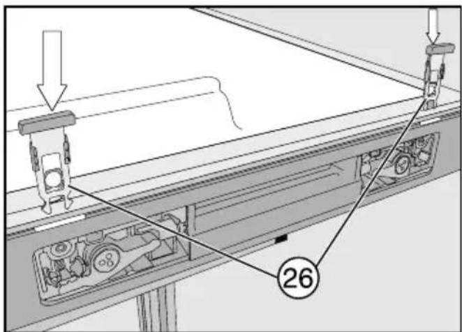 MIELE FN 22263 WS - Changement de la butée de porte - 3