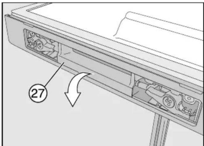 MIELE FN 22263 WS - Changement de la butée de porte - 1