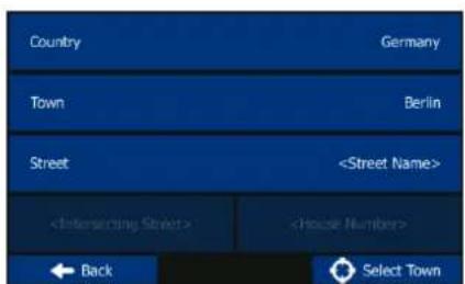 BLAUPUNKT TravelPilot 73 CE LMU - Navigating to an address - 1