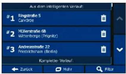 BLAUPUNKT TravelPilot 73 CE LMU - Zielmenu - 2