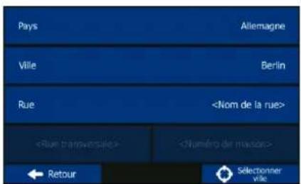 BLAUPUNKT TravelPilot 73 CE LMU - Acceder a une adresse - 1