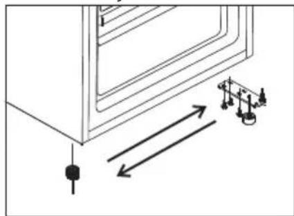 HISENSE GS 81 A+++ - Het omkeren van de deur - 3