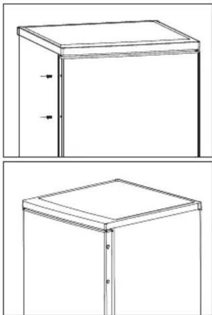 HISENSE GS 81 A+++ - Installing the door handle - 1