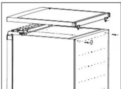 HISENSE GS 81 A+++ - Inversion de la porte - 1