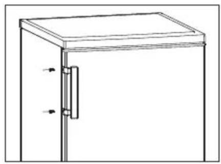 HISENSE GS 81 A+++ - Instalacion de la manija de la puerta - 3