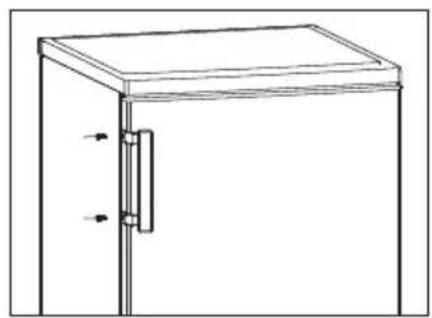 HISENSE GS 81 A+++ - Installation de la poignée de porte - 2