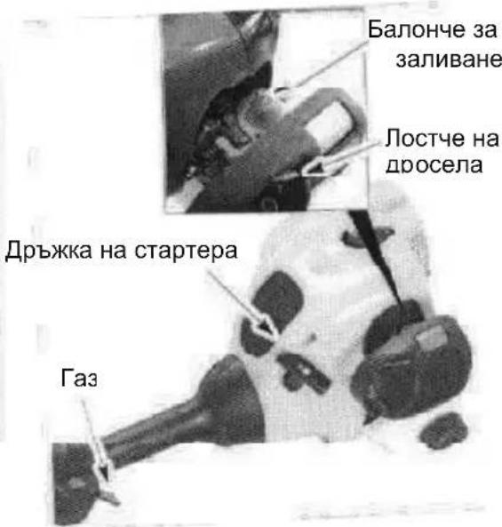 MCCULLOCH GB 320 - CTAPTIPAHE HA CTYIDH MOTOP (nIHa TOnbI MOTOp cIeD CBbpBaHe Ha rOpNBOTO - 2