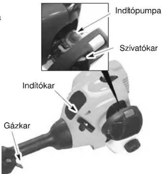 MCCULLOCH GB 320 - HIDEG MOTOR INDITÁSA (vagy motó az uzemanyag kifogyása - 2