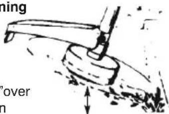 MCCULLOCH GB 320 - ADVARSEL: Brug"laveste"hastighed - 3