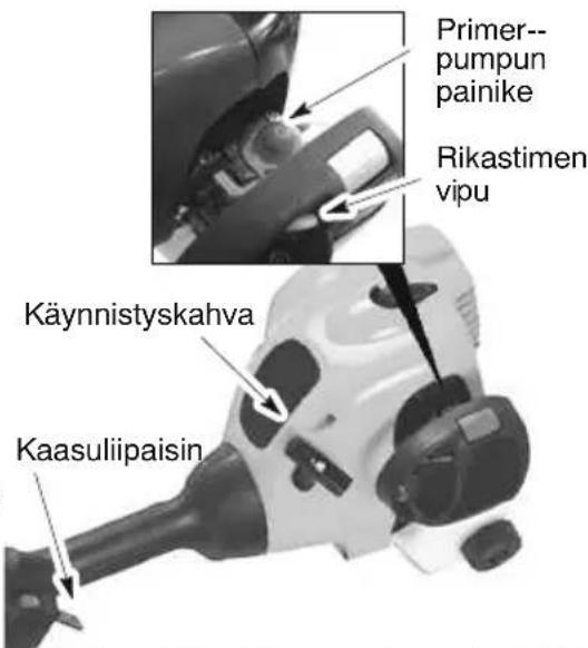 MCCULLOCH GB 320 - LAITTEEN KAYNNISTÄMINEN - 2