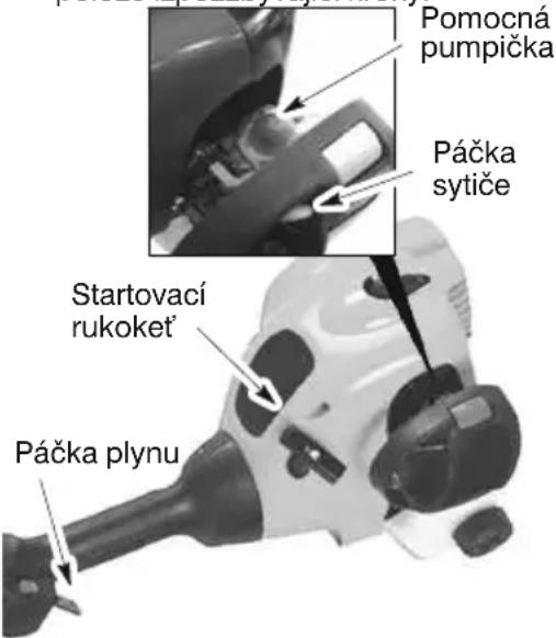 MCCULLOCH GB 320 - STARTOVÁNÍZSTUDENÉHOZMOTO- RUZ(neboŽtepléhoŽmotoruŽpokud dojdouZpohonneZhmoty) - 2