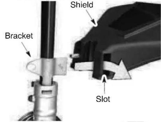 MCCULLOCH GB 320 - ATTACHING THE SHIELD - 1