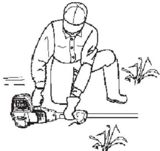MCCULLOCH B428 PS - HOW TO START YOUR MACHINE STARTING POSITION - 1