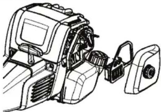 MCCULLOCH B428 PS - NETTOYAGE DU FILTRÉ À AIR - 1
