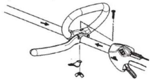 MCCULLOCH B428 PS - ATTACHING THE J-BAR HANDLE - 1