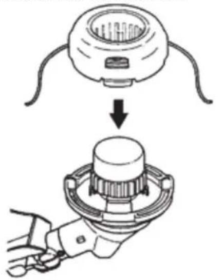 MCCULLOCH B428 PS - REPLACING THE TRIMMER LINE - 7