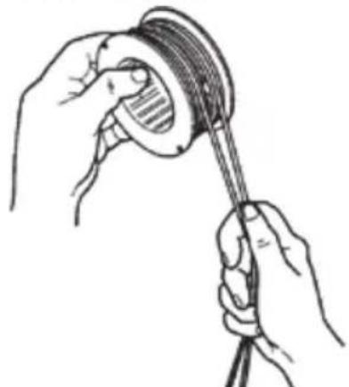 MCCULLOCH B428 PS - REPLACING THE TRIMMER LINE - 3