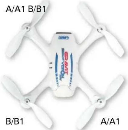 LRP Gravit Smart Vision FPV - Reemplazo de hélices - 1