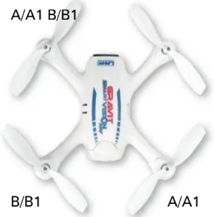 LRP Gravit Smart Vision FPV - Die Propeller ersetzen - 1