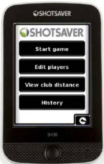 SNOOPER S430 Shotsaver - Spiel starten. - 1
