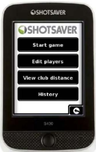 SNOOPER S430 Shotsaver - Démarrer jeu. - 1