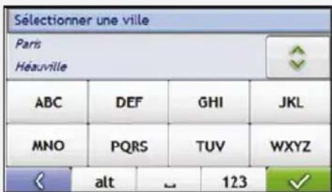MIO Moov 150 - Utilisation de l'écran Clavier - 3