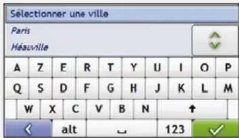 MIO Moov 150 - Utilisation de l'écran Clavier - 1