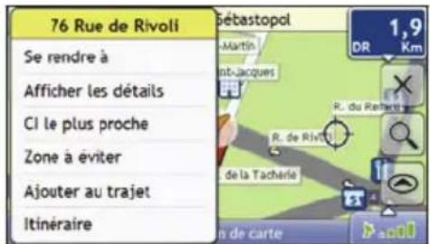 MIO Moov 150 - Sélection d'un point de départ - 1