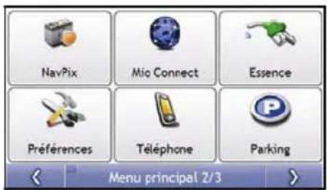 MIO Moov 150 - Écran Menu principal - 2