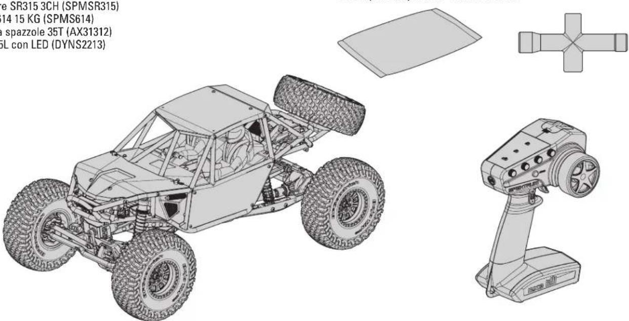 Axial RR10 Bomber - CONTENUTO DELLA SCATOLA - 1