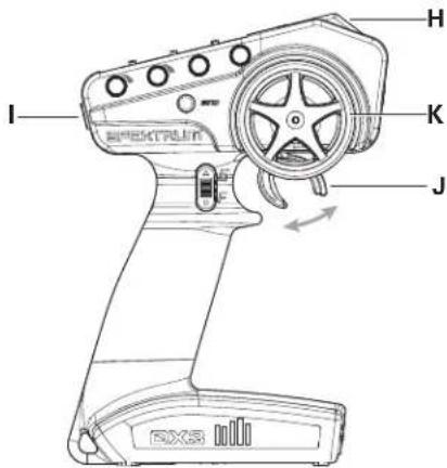 Axial RR10 Bomber - FONCTIONS DE L'EMETTEUR - 2