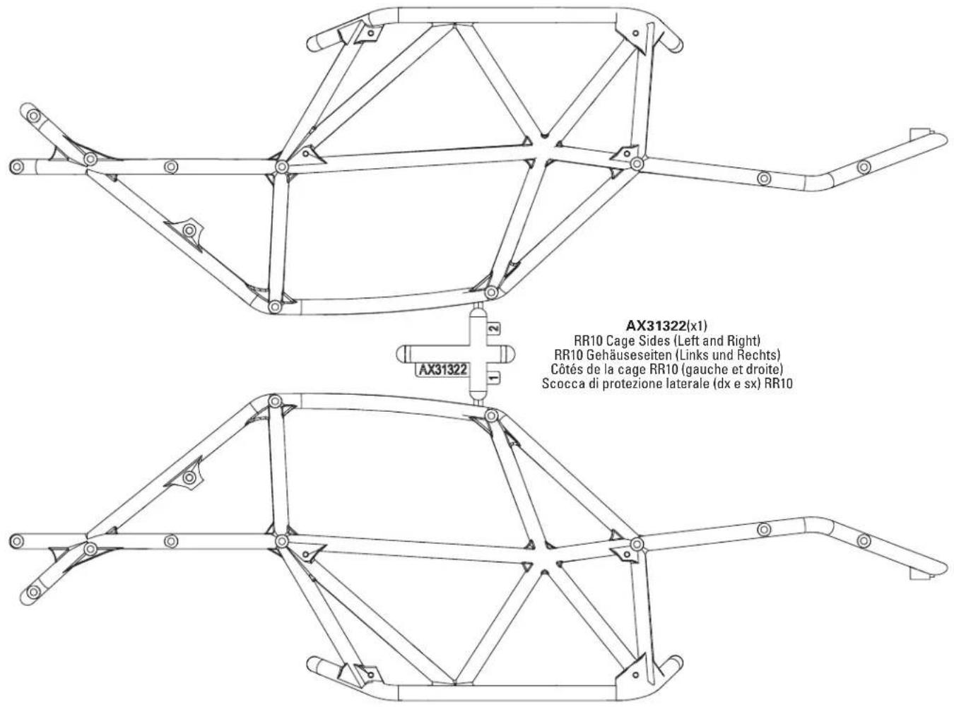 Axial RR10 Bomber - CONNECTION (BINDING) - 23