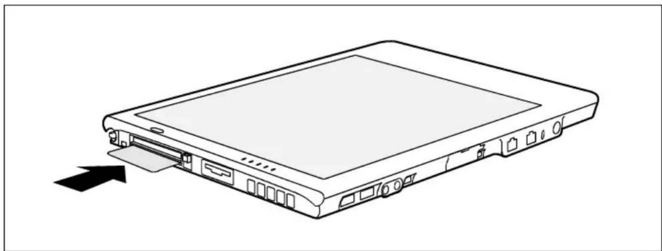 FUJITSU Stylistic ST5111 - Introduire la SmartCard - 2