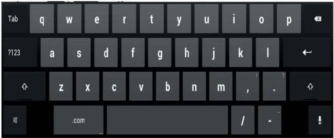 FUJITSU Stylistic M532 - Entering text via the on-screen keyboard - 1