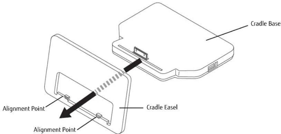 FUJITSU Stylistic M532 - Assembling the Cradle - 1