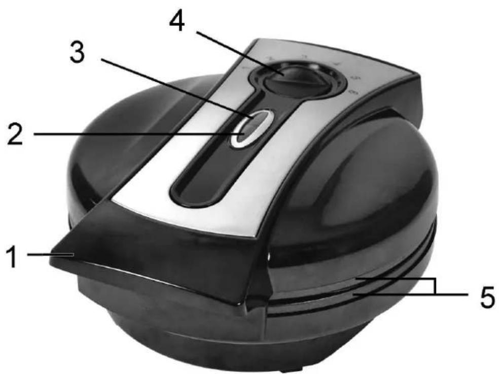 Efbe-Schott WA 900 - Waffeleisen Waffle Maker Gaufrier Wafelijzer - 2