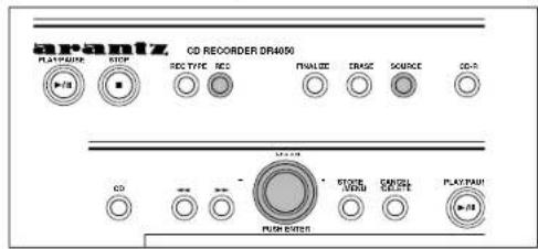 MARANTZ DR4050 - ENREGISTREMENT - 1