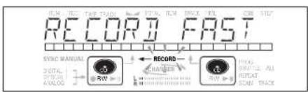 MARANTZ DR4050 - Preparing for high speed recording - 1