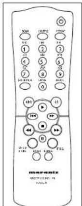 MARANTZ DR4050 - Commandes figurant sur la télécommande - 1