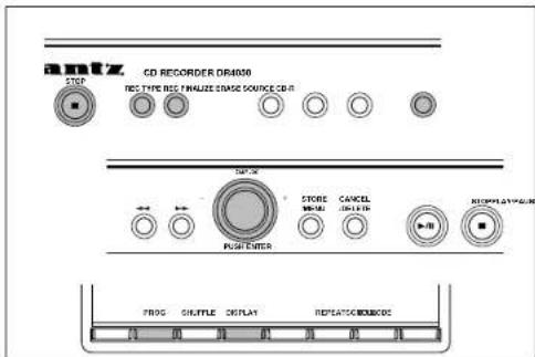 MARANTZ DR4050 - Enregistrement à vitesse élevée depuis le lecteur de CD interne - 1