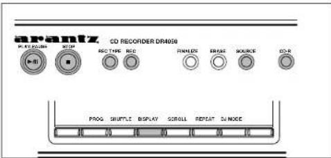 MARANTZ DR4050 - Autostart recording from external CD player CD-SYNC - 1