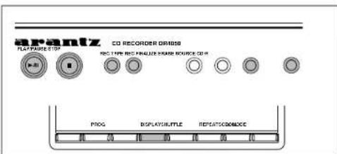 MARANTZ DR4050 - Début automatique de l'enregistrement à partir d'un lecteur de CD externe (CD-SYNC) - 1