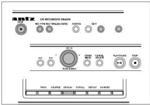 MARANTZ DR4050 - Manual recording from external CD player - 1