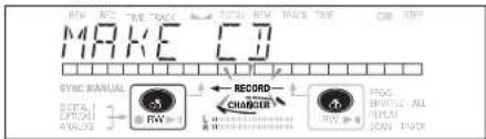 MARANTZ DR4050 - For recording from internal CD-deck: - 1