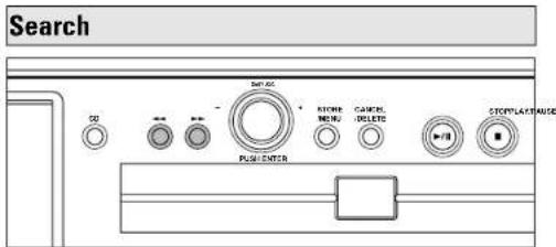 MARANTZ DR4050 - Selecting a track when CD play is stopped - 1